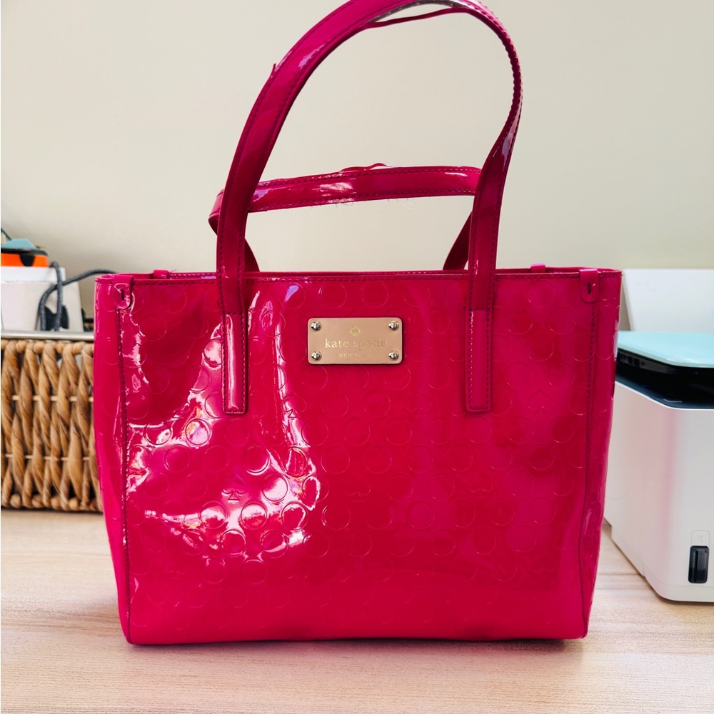 Kate Spade Fuchsia Patent Tote